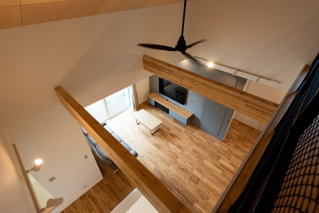 開放的に家族がつながる家|大黒建設